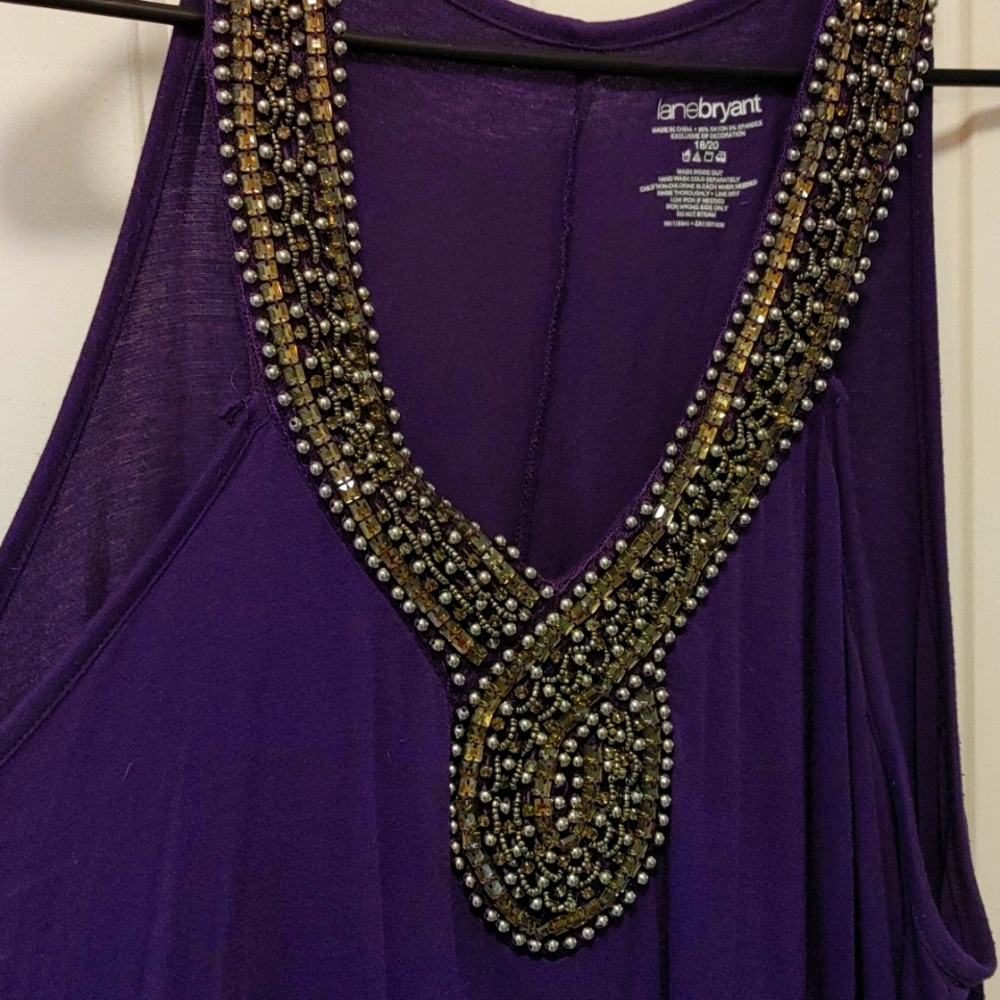 LANE Bryant, Purple blouse, Sz 18